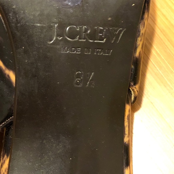 J.Crew Patent Leather Leopard Print Heels  8 1/2 - Picture 14 of 14